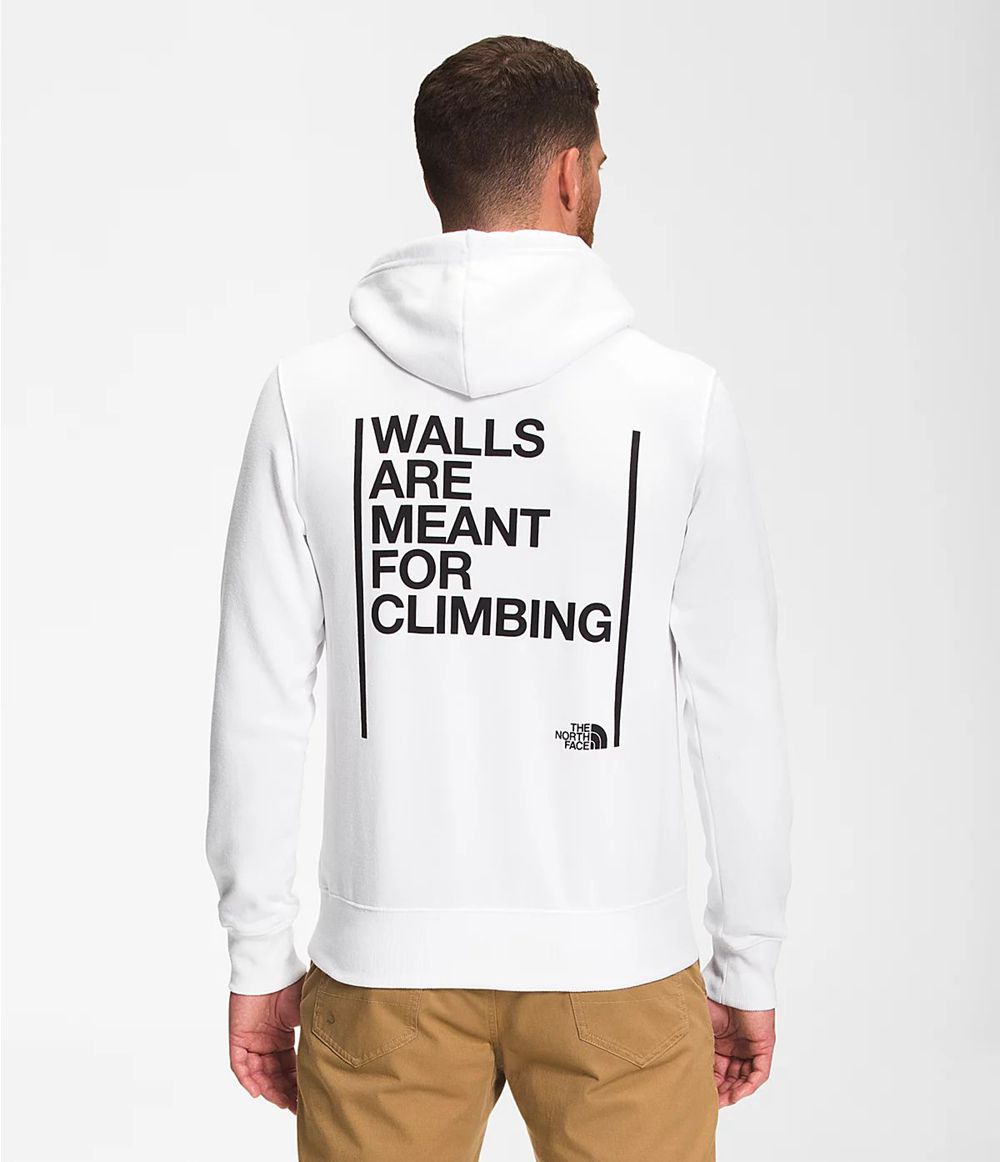 The North Face Walls Pullover Kapuzenpullover Herren - Weiß CH-977RVMV